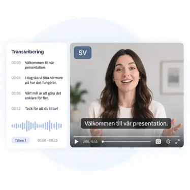 Transkirbera Undertexter, översättning och språkversioner av video