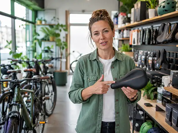 cykelshop-sadel Bildbearbetning och retusch