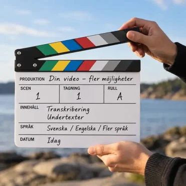 klappa Videoredigering av befintligt material