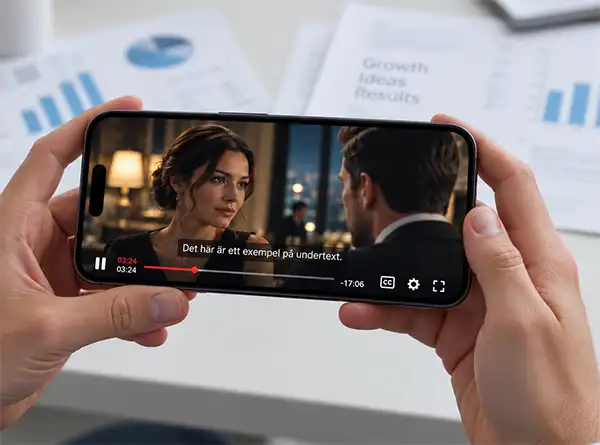 videoplayer Videoredigering av befintligt material